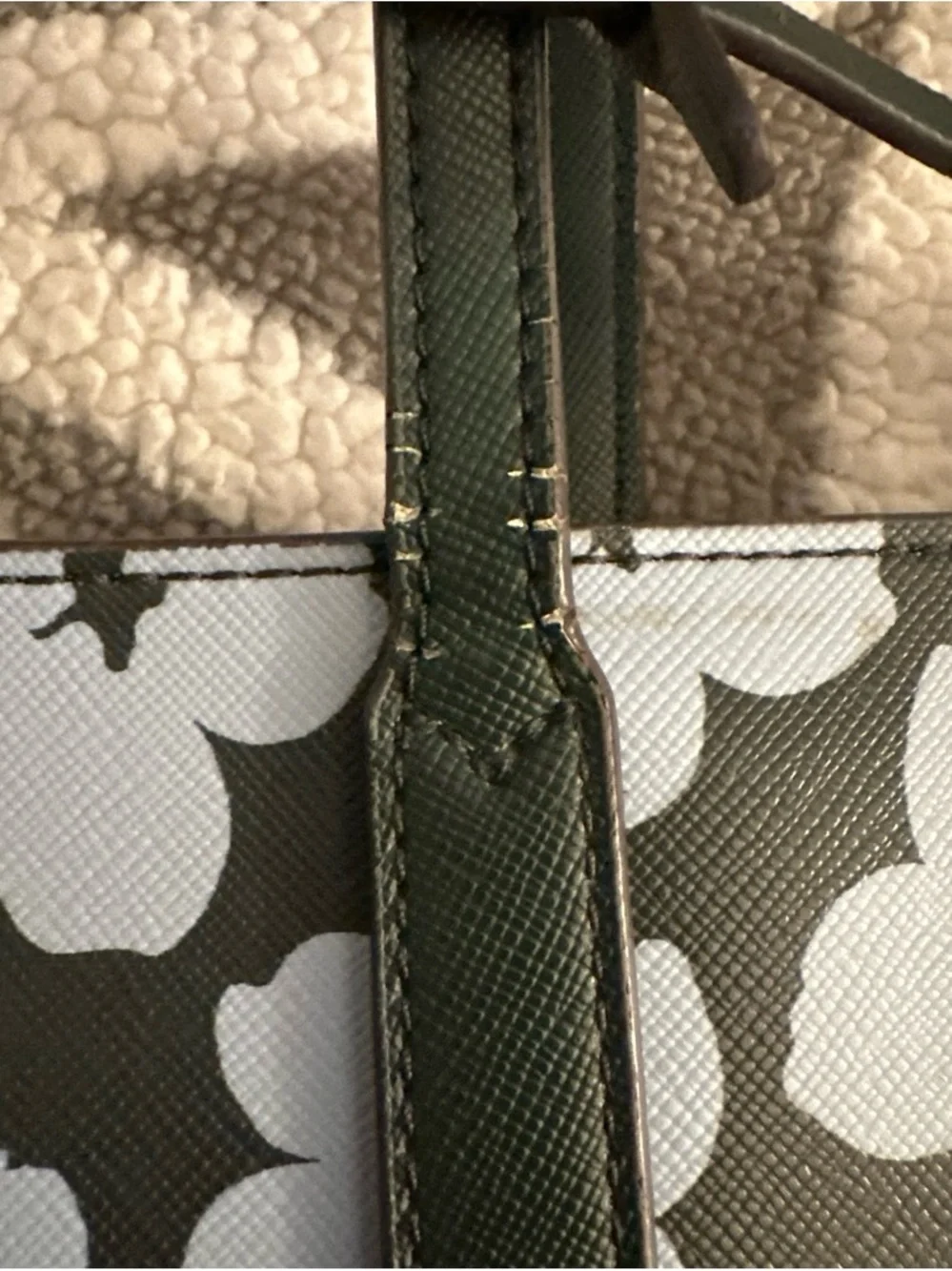 Kate Spade Floral Tote Bag with Bow Bag Charm